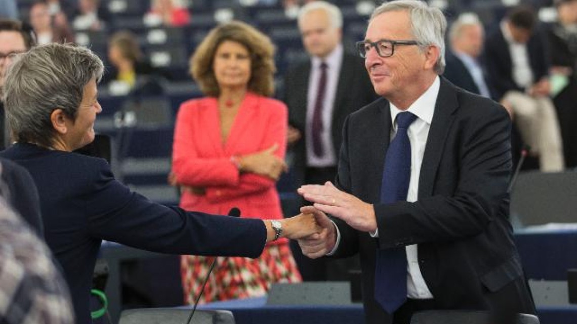 Jean-Claude Juncker în Parlamentul European